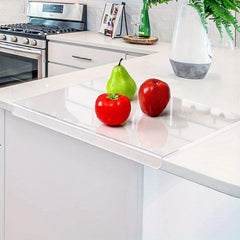 Clear Acrylic Chopping Board 45x72cm - 60x96cm Kitchen Counter Protector