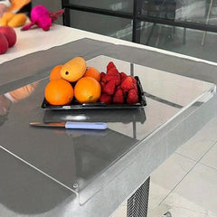Clear Acrylic Chopping Board 45x72cm - 60x96cm Kitchen Counter Protector