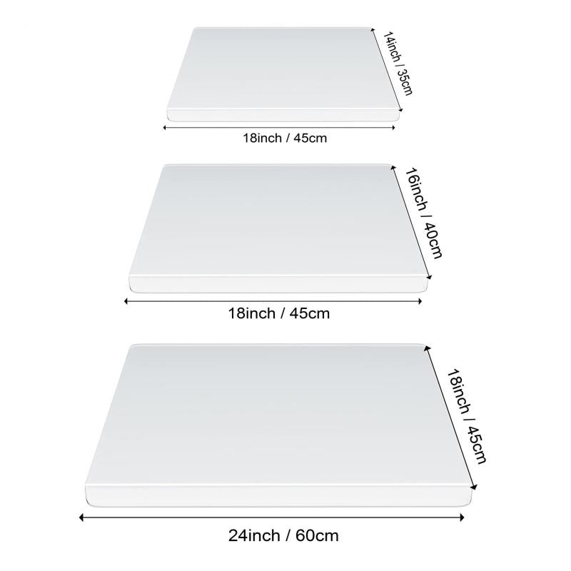 Clear Acrylic Chopping Board 45x72cm - 60x96cm Kitchen Counter Protector