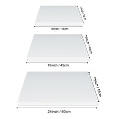 Clear Acrylic Chopping Board 45x72cm - 60x96cm Kitchen Counter Protector