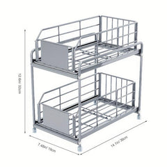 Pull Out Spice Rack Kitchen Organization Sliding Spice Organizer Shelf