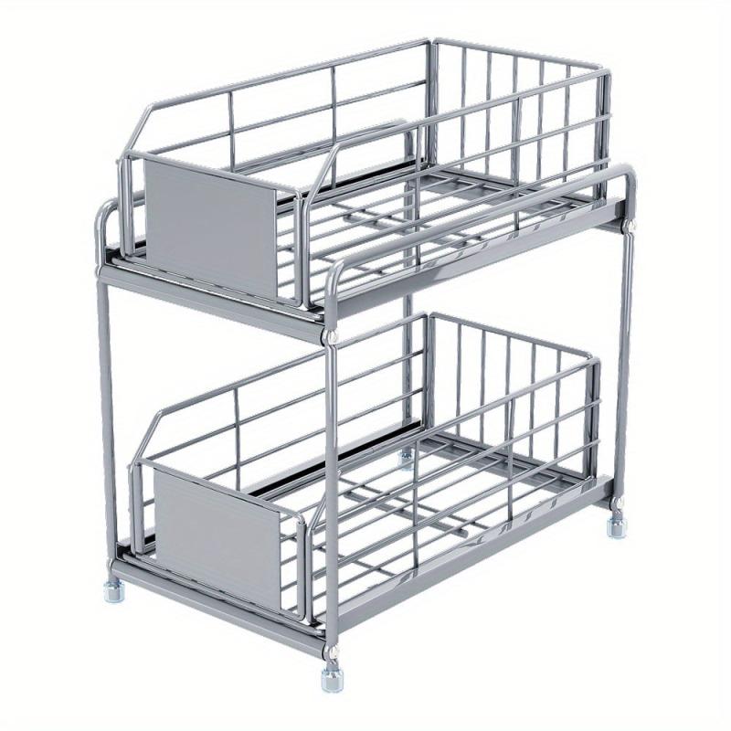Pull Out Spice Rack Kitchen Organization Sliding Spice Organizer Shelf