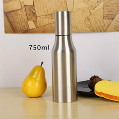 Stainless Steel Olive Dispenser Bottle w/ Cap