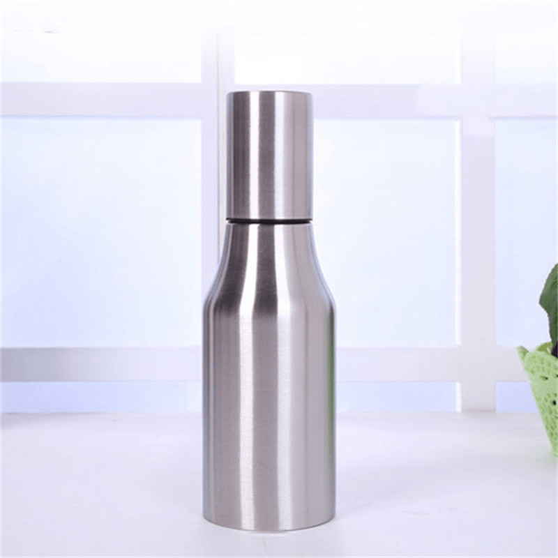 Stainless Steel Olive Dispenser Bottle w/ Cap