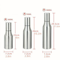Stainless Steel Olive Dispenser Bottle w/ Cap