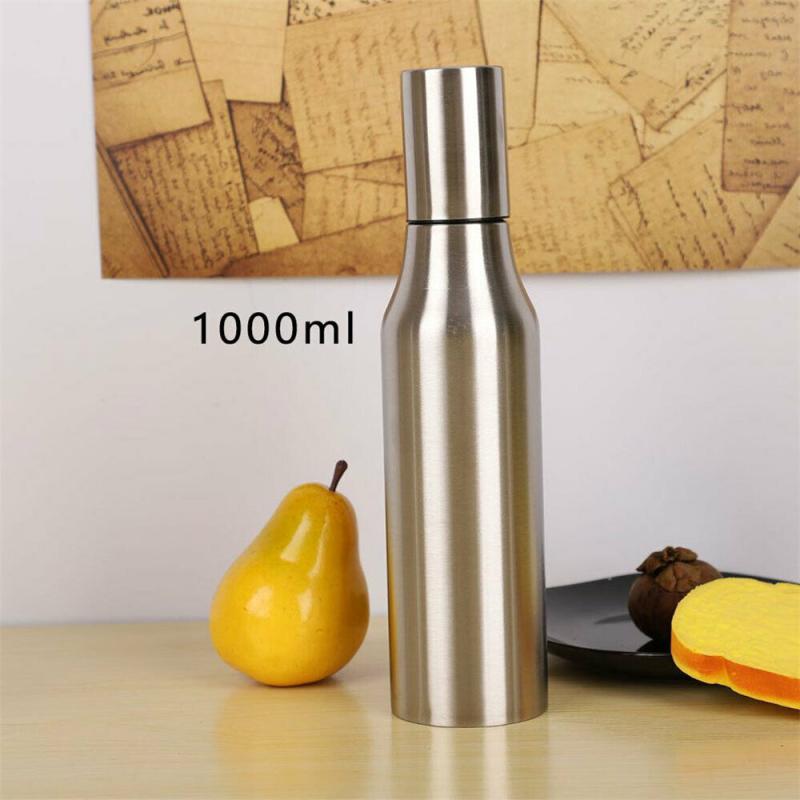 Stainless Steel Olive Dispenser Bottle w/ Cap