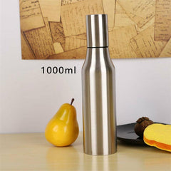 Stainless Steel Olive Dispenser Bottle w/ Cap