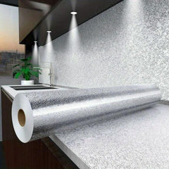 Orange Peel Pattern Aluminum Foil Sticker for Home Decoration