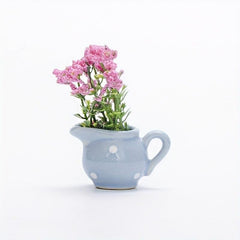 6pcs Mini Ceramic Vase Magnets 3D Simulation Flower Decoration Sticker
