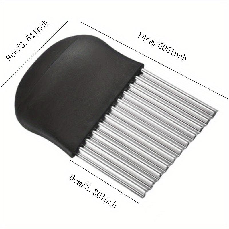 Crinkle Potato Cutter Chef Multi Stainless Steel Chopper For Carrot