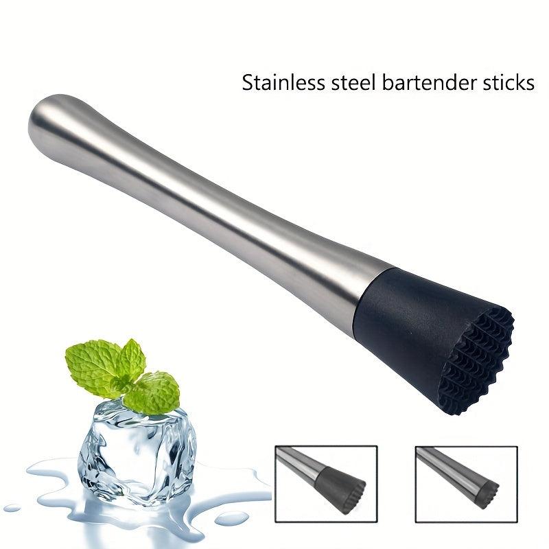 Stainless Steel Cocktail Muddler for Home and Bar Use