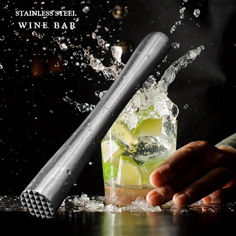 Stainless Steel Cocktail Muddler for Home and Bar Use