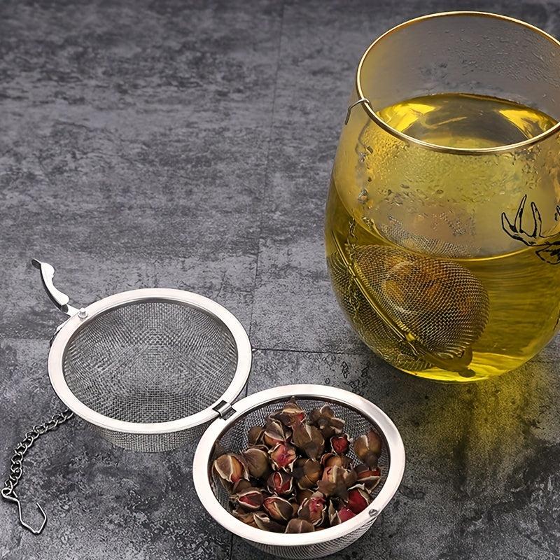 1pc Mesh Seasoning Ball Spice Ball Metal Tea Bag Tea Ball Tea Strainer