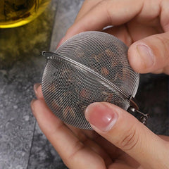 1pc Mesh Seasoning Ball Spice Ball Metal Tea Bag Tea Ball Tea Strainer