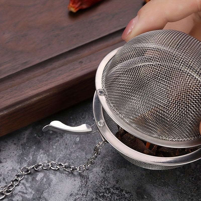 1pc Mesh Seasoning Ball Spice Ball Metal Tea Bag Tea Ball Tea Strainer