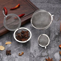 1pc Mesh Seasoning Ball Spice Ball Metal Tea Bag Tea Ball Tea Strainer