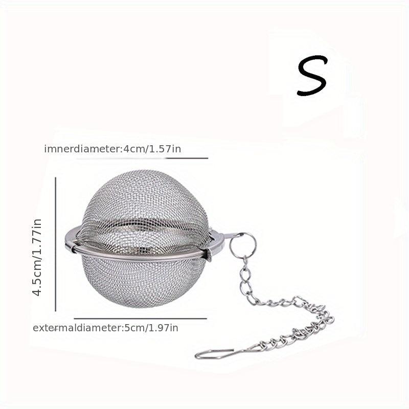 1pc Mesh Seasoning Ball Spice Ball Metal Tea Bag Tea Ball Tea Strainer