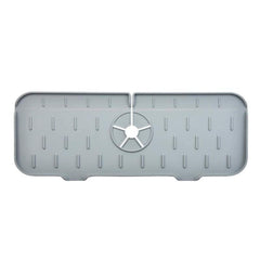 Silicone Drying Pad Square Floral Pattern Dish Drying Mat