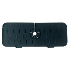 Silicone Drying Pad Square Floral Pattern Dish Drying Mat