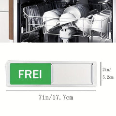 1pc Dishwasher Magnet Sign Reversible Indicator Kitchen Gadgets