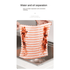 3pcs Microfiber Dish Cloths Double Sided Kitchen Cleaning Drying Towels