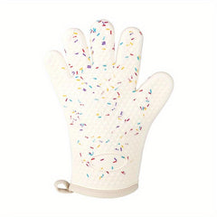 Silicone Oven Mitts Heat Resistant Grilling Gloves Non Slip Heat Gloves