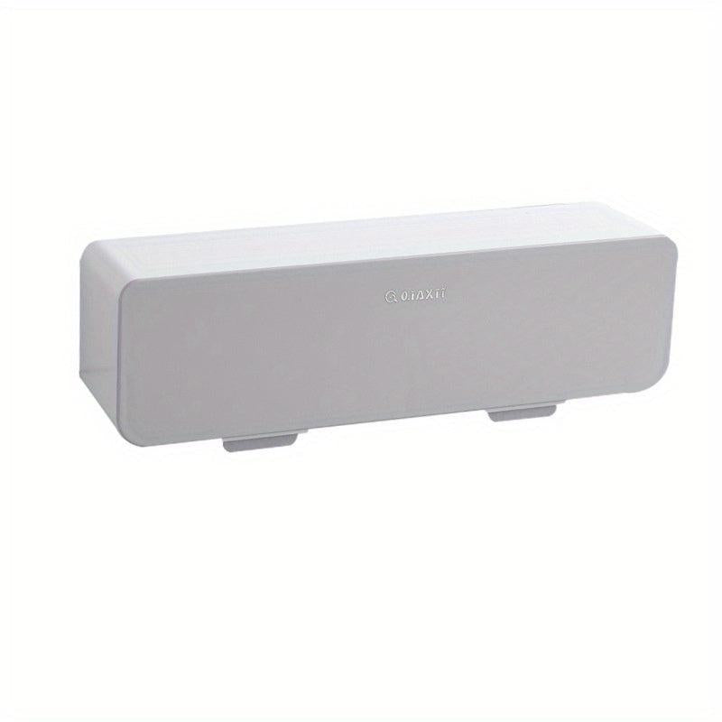1pc Wall-mounted Spice Box with Lid Moisture-proof Seasoning Storage