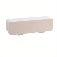 1pc Wall-mounted Spice Box with Lid Moisture-proof Seasoning Storage