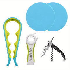 5pcs Plastic Multifunctional Can Opener Set Kitchen Tools
