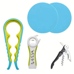 5pcs Plastic Multifunctional Can Opener Set Kitchen Tools