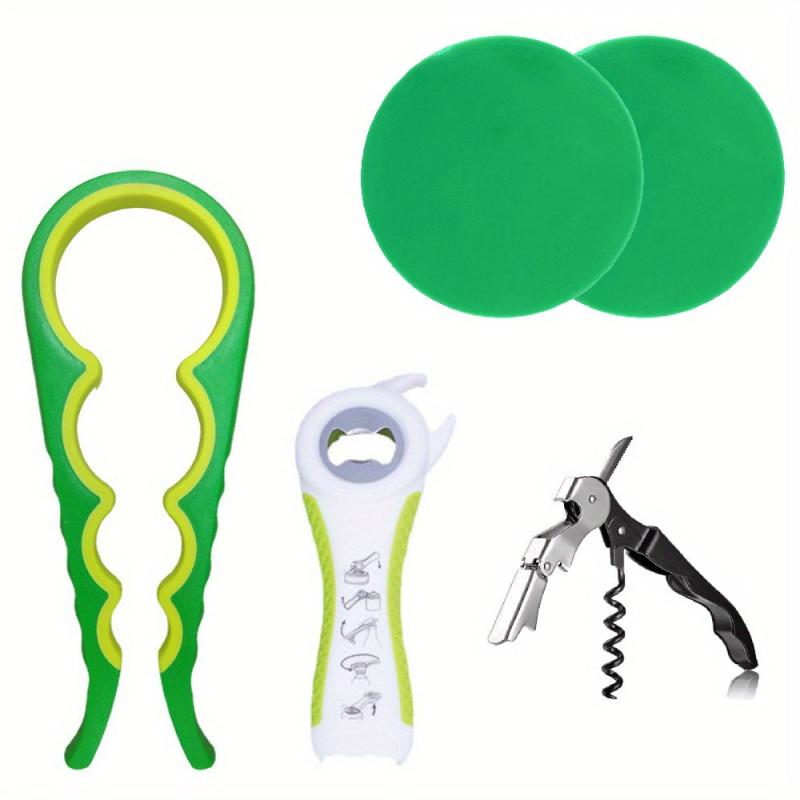 5pcs Plastic Multifunctional Can Opener Set Kitchen Tools
