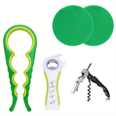 5pcs Plastic Multifunctional Can Opener Set Kitchen Tools