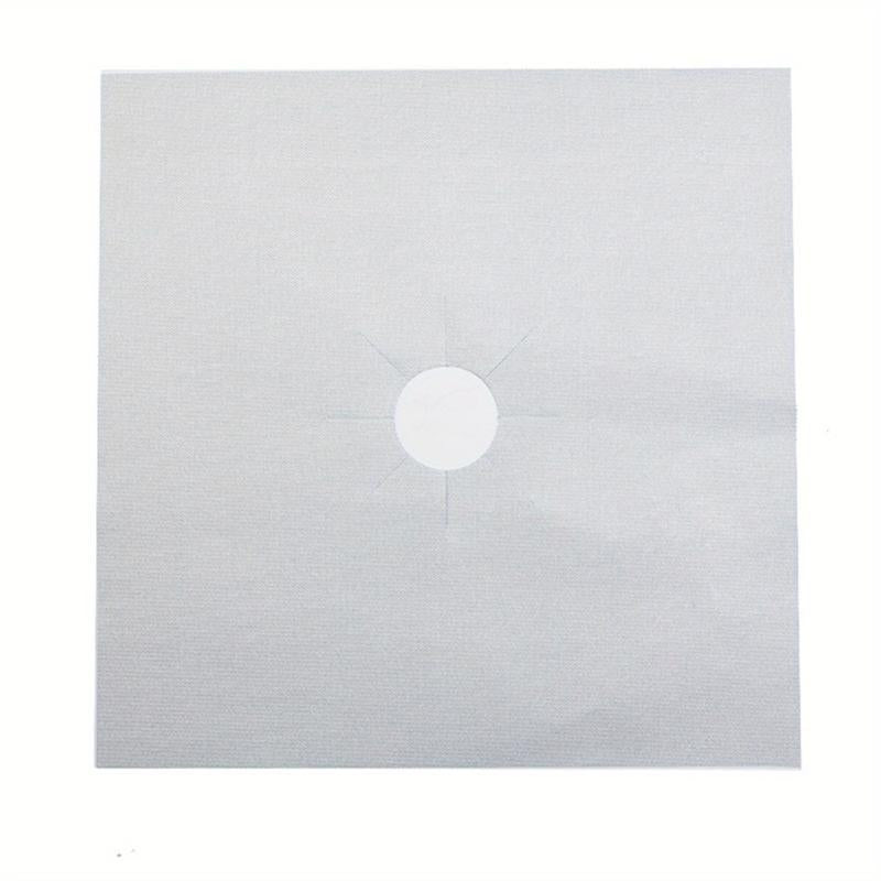 4pcs Gas Stove Protective Mat High Temp Resistant Washable Kitchen Use