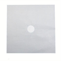 4pcs Gas Stove Protective Mat High Temp Resistant Washable Kitchen Use