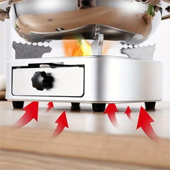 Mini Portable Alcohol Stove Drawer Type - Outdoor Camping Cookware