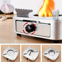 Mini Portable Alcohol Stove Drawer Type - Outdoor Camping Cookware