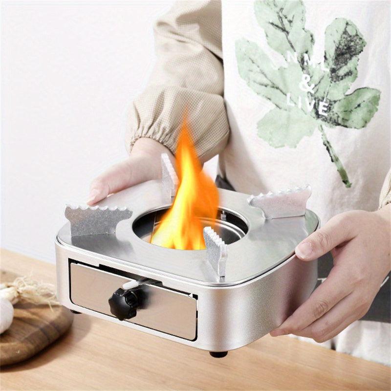 Mini Portable Alcohol Stove Drawer Type - Outdoor Camping Cookware