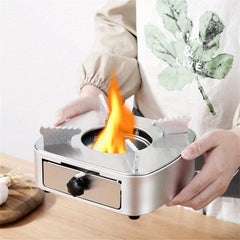 Mini Portable Alcohol Stove Drawer Type - Outdoor Camping Cookware