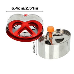1pc Stainless Steel Cookie Plunger Cutter