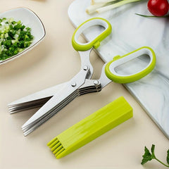 Stainless Steel Green Onion Scissors Seaweed Food Kitchen Scissors