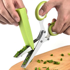 Stainless Steel Green Onion Scissors Seaweed Food Kitchen Scissors
