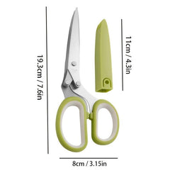 Stainless Steel Green Onion Scissors Seaweed Food Kitchen Scissors