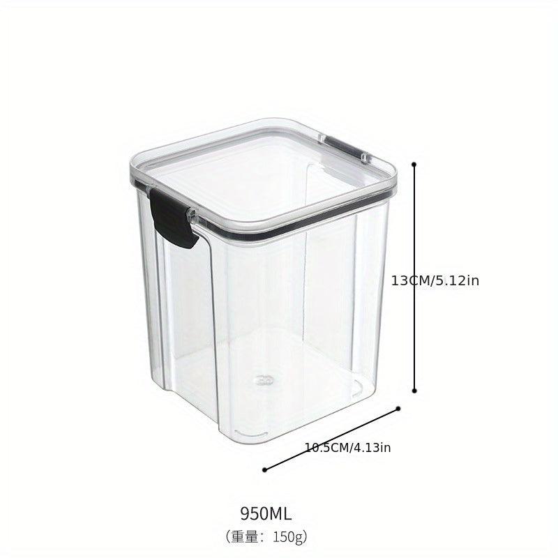 Transparent Nut Jar with Lid Sealed Snack Jar for Dried Fruit Nuts