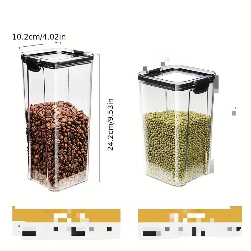 Transparent Nut Jar with Lid Sealed Snack Jar for Dried Fruit Nuts