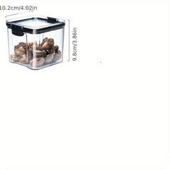 Transparent Nut Jar with Lid Sealed Snack Jar for Dried Fruit Nuts