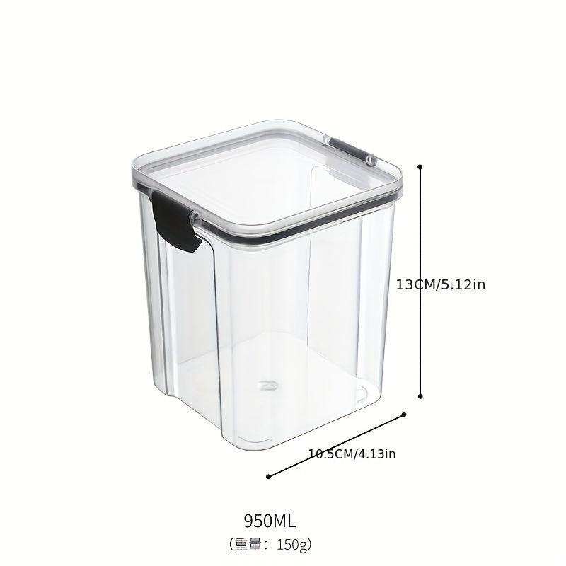 Transparent Nut Jar with Lid Sealed Snack Jar for Dried Fruit Nuts