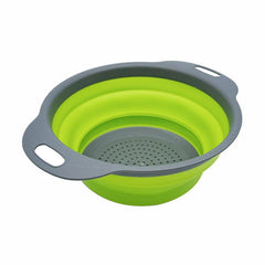 Foldable Silicone Colander for Kitchen Sink Washing - Fruits & Vegetables