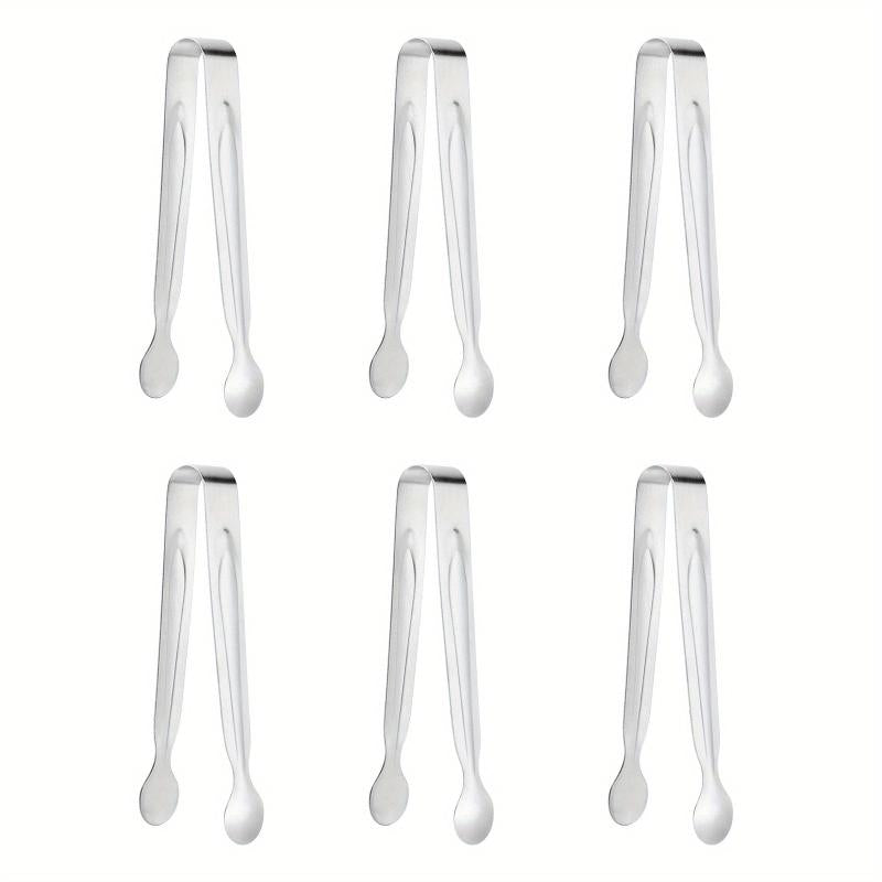 Stainless Steel Ice Cube Coffee Sugar Clip Bar Restaurant Outdoor Food Clip