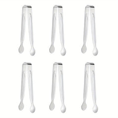 Stainless Steel Ice Cube Coffee Sugar Clip Bar Restaurant Outdoor Food Clip