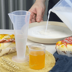 1pc Graduated Beaker 300ml 500ml 1000ml Plastic Meaking Cup Kitchen Lab